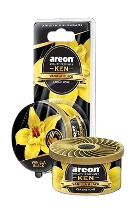 Ավտոմեքենայի թարմացուցիչ "Areon" Ken Vanilla Black