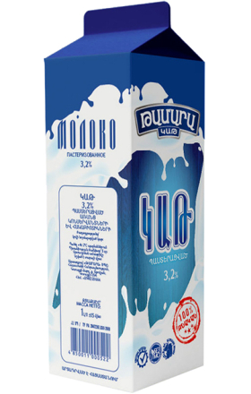 Молоко "Тамара кат" 1л, жирность 3.2%