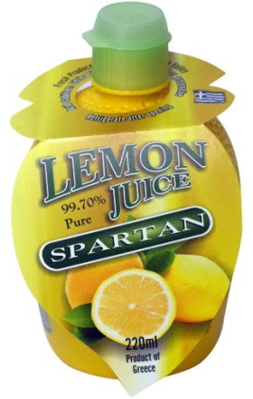 Կիտրոնի խտանյութ «Սպարտան» 220մլ