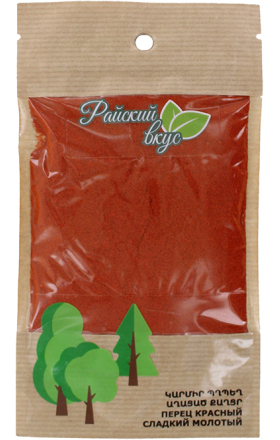 Red sweet pepper, ground "Rayski Vkus" 50g 
