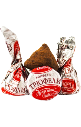 Chocolate candies "Lrasniy Oktyabr Truffle"   