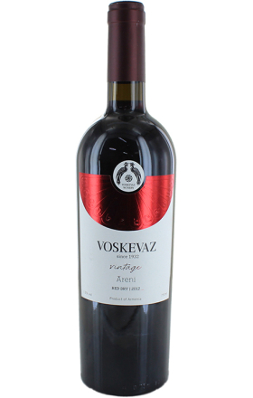 Red wine "Voskevaz Vintage Areni" 0.75l 	
