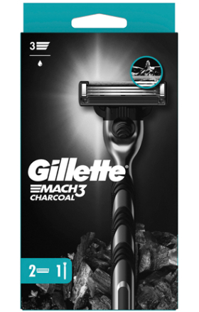 Սափրվելու սարք Ջիլետ Mach3 Charcoal