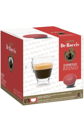 Coffee capsules "De Roccis" Espresso Intenso, 16 pcs