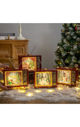 Новогодняя игрушка "Большой водный телевизор"