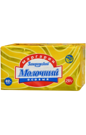 Margarine "Molochniy" 250g, richness 82%