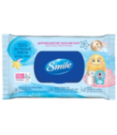 Խոնավ զուգարանի թուղթ  մանկական Smile 44հատ