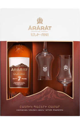 Կոնյակ «Արարատ» Անի, 7տ (տուփով) 0.7լ+2բաժակ