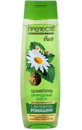Shampoo "Prelest" Bio, natural shine, for all hair types 400ml