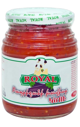 Hot eggplant caviar "Royal" 350g