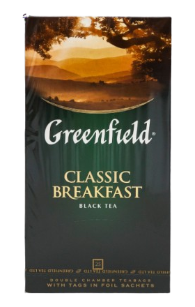 Թեյ սև «Greenfield» Classic Breakfast 25*2գ