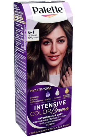 Hair dye "Palette" 6-88 ash dark fair-hair