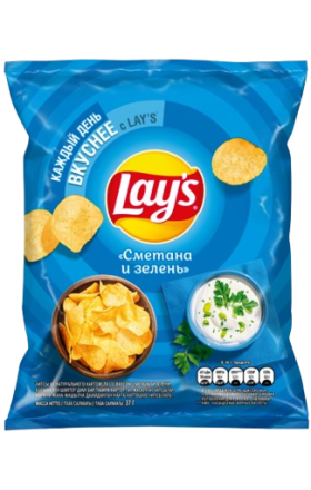 Չիպս «Լեյս» թթվասեր և կանաչի 37գր