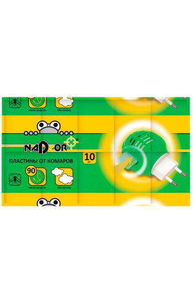 Пластины от комаров Nadzor 10pcs 