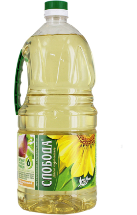 Ձեթ արևածաղկի «Слобода» 2,7լ