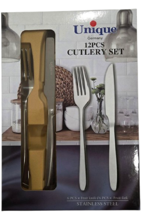 Набор десертных ножей и вилок, 6+6, AV-11982