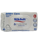 "Silk Soft" Pure Line baby wipes 80 pcs