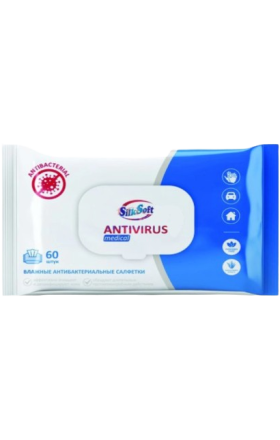 Խոնավ անձեռոցիկներ «Silk Soft» 60 հատ 	