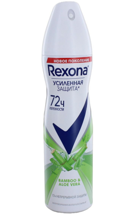 Հակաքրտինքային սփրեյ Rexona Bamboo & aloe vera 150мл 