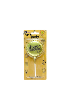 Մոմ Happy Birthday  1հատ