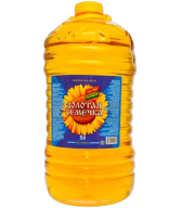 Масло подсолнечное 'Золотая семечка' 5л