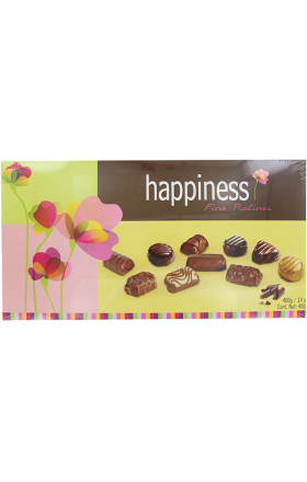 Շոկոլադե կոնֆետների հավաքածու «Happiness Fine Pralines» 400գ