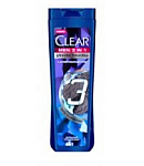 Shampoo Clear men 3in1 with charcoal 380 ml
