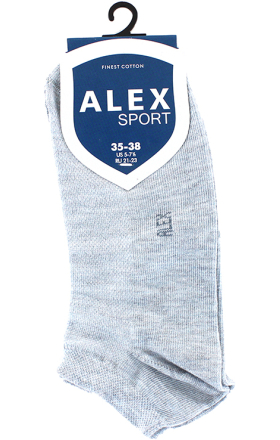 Socks "Alex" Sport Grey, 35-38