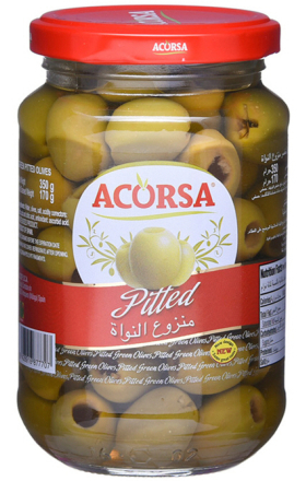 Olives Acorsa green pitted 350g