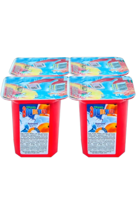 Peach yoghurt "Ashtarak Kat" 100g, richness: 2.5% 