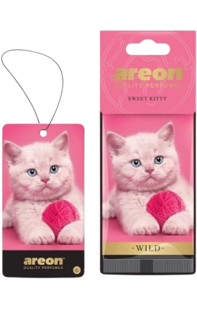 Car air freshener "Areon" Wild Sweet Kitty