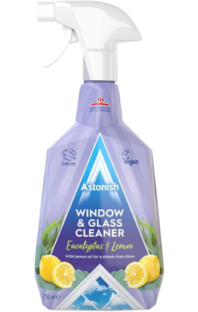 Средство для чистки стекла "Astonish" 750мл