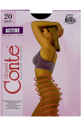 Колготки "Conte Elegant Active 20 Den N2" Черный