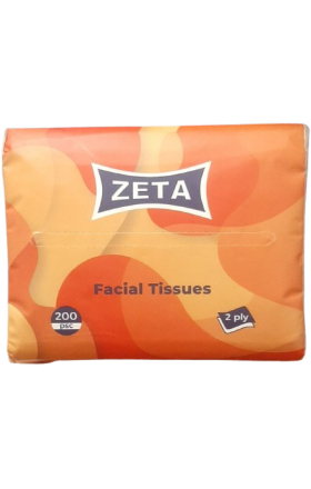 Napkins "ZETA" 200 pcs 2 ply