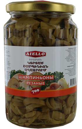Շամպինիոն կտրատած «Այելլո» 700գ