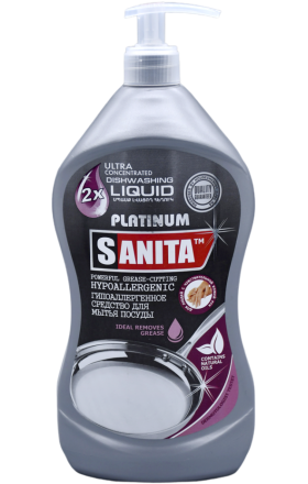 Սպասք լվանալու հեղուկ «Sanita» Պլատինում 1լ