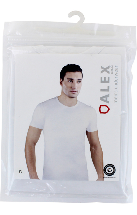 Շապիկ տղամարդու կարճաթև «Ալեքս» սպիտակ S