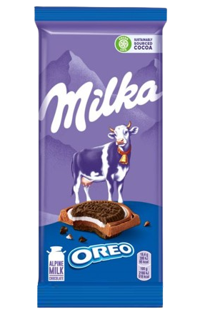 Chocolate bar "Milka" Oreo 92g