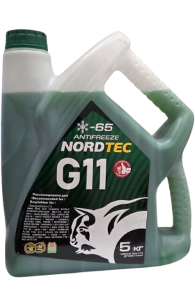 Անտիֆրիզ «Նորդտեք» G11, կանաչ, 5 լ
