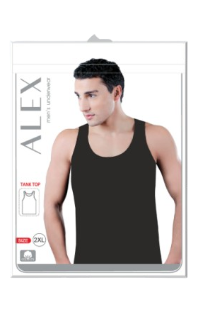 Շապիկ տղամարդու «Ալեքս» սև 2XL