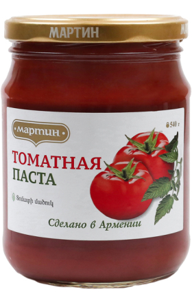 Tomato paste "Martin" 540g 