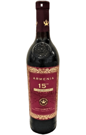Вино Армения 15-ый юбилей красное п/c 0.75л 