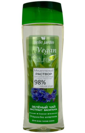 Cleanser for make-up "Belle Jardin" green tea 250ml