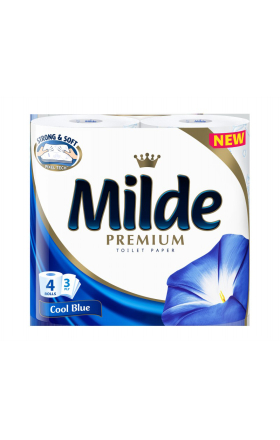 Զուգարանի թուղթ «Milde Premium Cool Blue» 4հատ