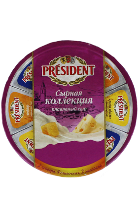 Processed cheese "President Cheese" 140g