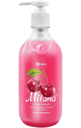 
Liquid cream soap Grass Milena cherry 1000ml