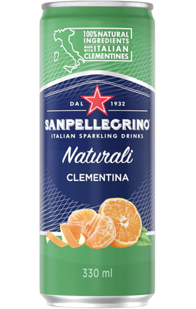 Carbonated drink "Sanpellegrino" tangerine (can) 330ml