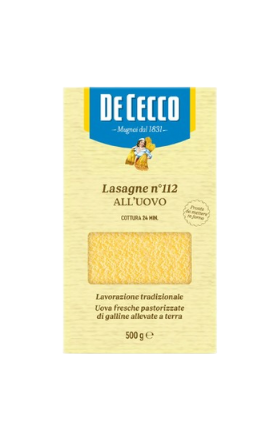 Lasagna De Cecco Lasagnа N-112 500g box Italy