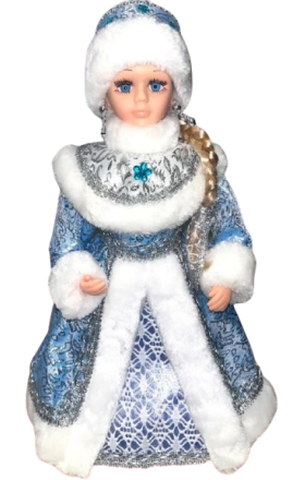 Игрушка "Снегурочка голубая" 35см