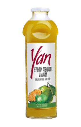 Նեկտար «Յան» 0.93լ կանաչ նարինջ և լայմ